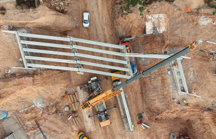 Estructura paso distinto nivel