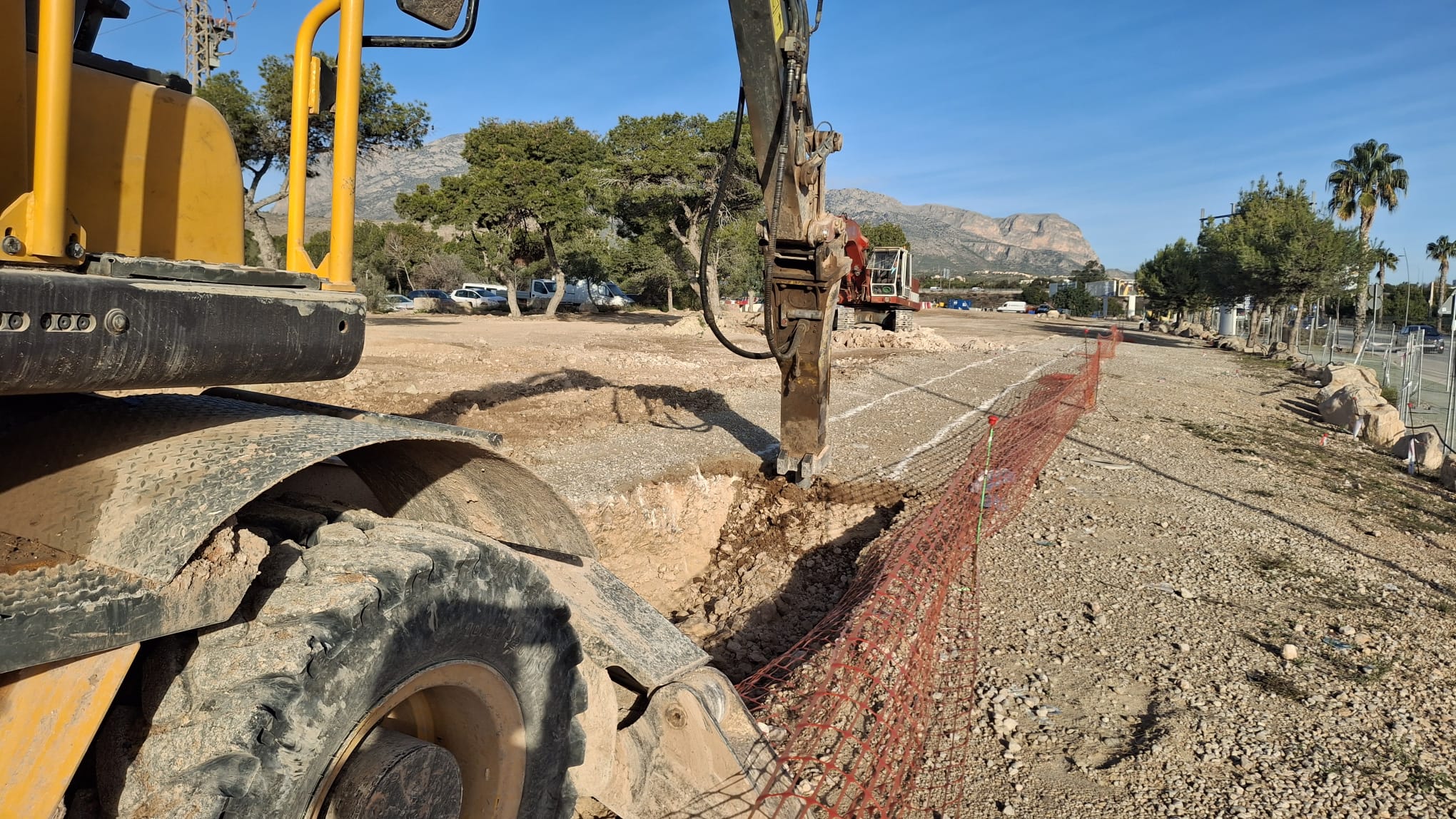 Aparcamiento disuasorio obra
